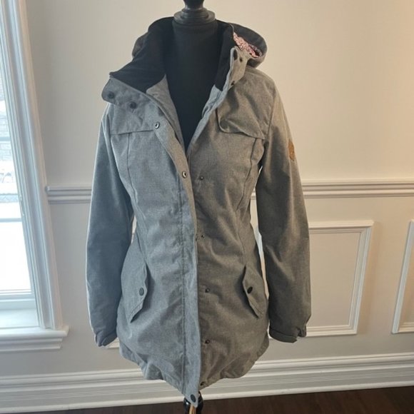 O’NEILL ADV WOODS 355112 PARKA FIT JACKET DEEP DARK MELEE LADIE - Picture 1 of 5
